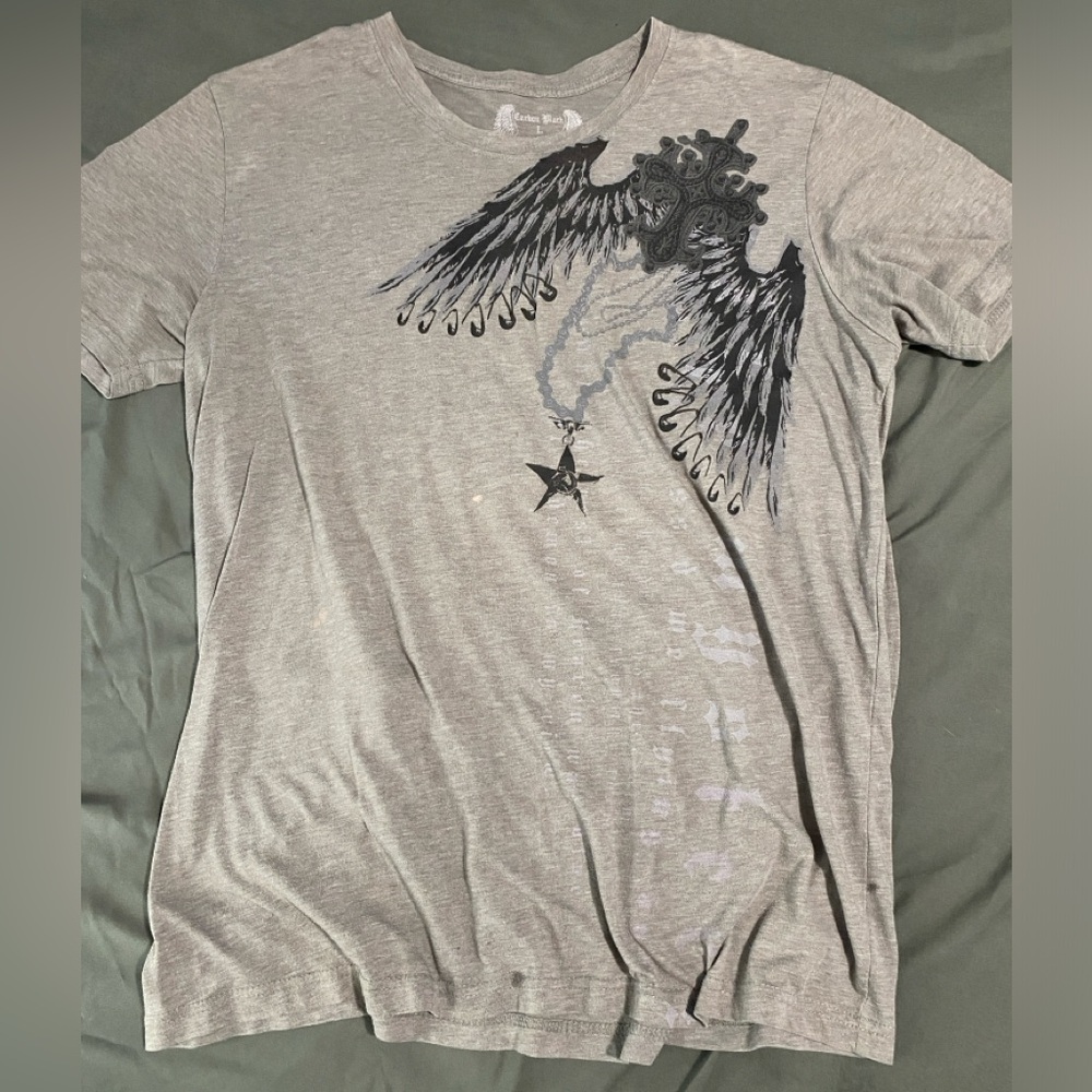 Carbon Black angel tee
